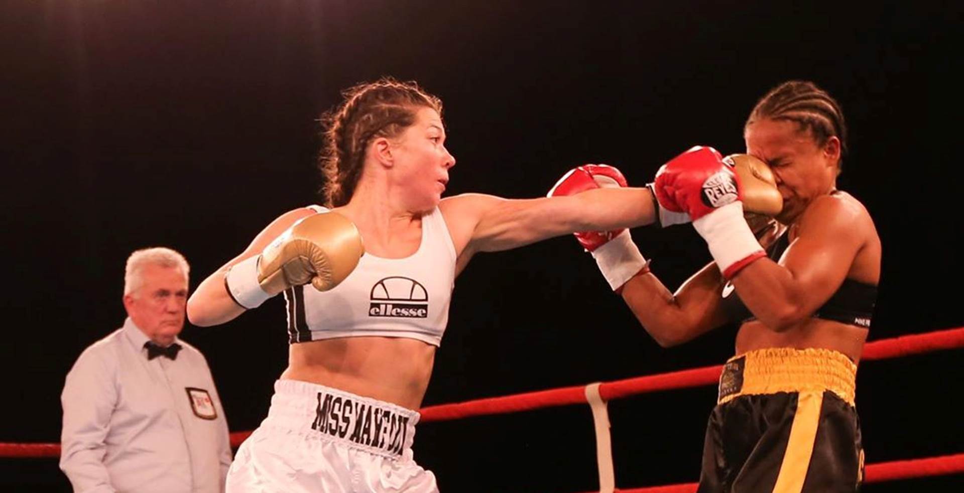 Sarah Mahfoud bokser VM-kamp mod Brenda Carabajal