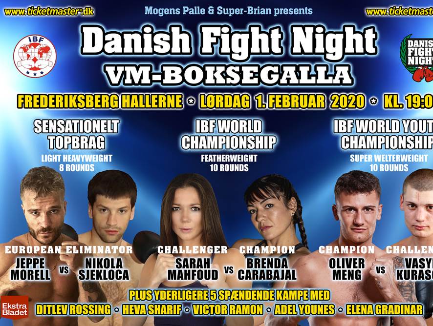 VM-boksegalla med Sarah Mahfoud og Danish Fight Night – sådan ser du lørdagens boksebrag